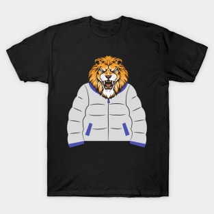 cool lion with a jacket T-Shirt